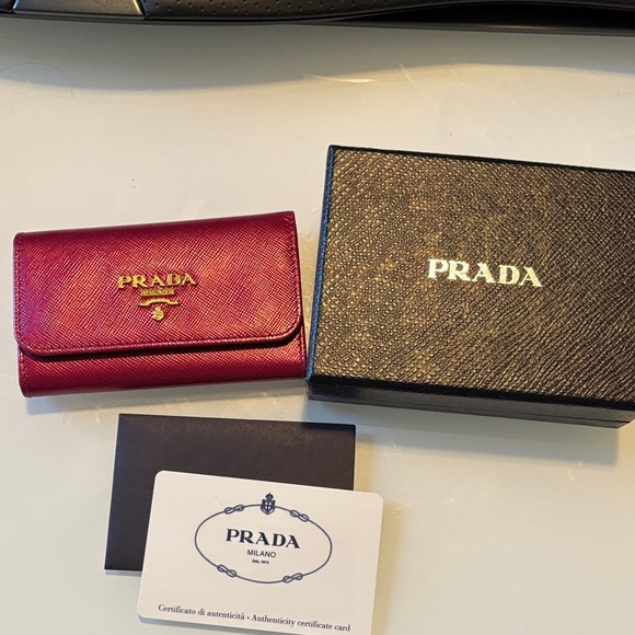 Authentic Prada Key Holder  like new in box - Picture 1 of 9